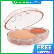 fwee | Phấn má hồng hai đầu Fwee Mellow CR01 Juicy Smile / Trang điểm tạo điểm nhấn / Dạng thạch