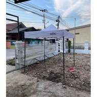 TENDA MERAH SOLEIL Gazebo Tent 2x2M Red Gazebo