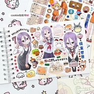 C cookie Character Sticker Book Japanese Cute Character Simple High-value Decoration Handbook 8.28