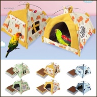 WOOW Windproof Pet Bird Nest Parrots Hut Cage House Hangable Bird Cage Accessories