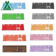 FORBETTER Keyboard Keycap 104/108 Universal Mechanical Keyboard 104Pcs 61/ 87 ABS Blank Keycaps