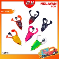 NELAYAN FROG 2LEG 1SPINNER SOFT FROG LURE 45MM