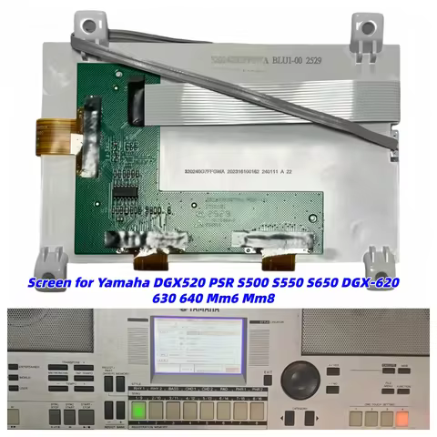 LCD Display Screen for Yamaha PSR-S550 S500 S650 DGX-520 620 630 640 MM6 MM8 Hjdj5428 (48) 320240B3F