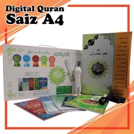 Digital AL Quran Pen Reader Saiz Besar Versi Terbaru 2022 Set Lengkap Dengan Buku Iqra harga paling rendah