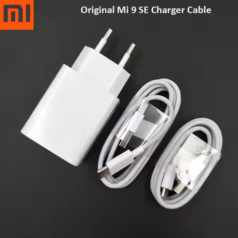 Xiaomi 18W EU Fast Charger MDY-10-EF QC3.0 Wall Adapter Micro USB/Type-C Cable For Mi9 SE Redmi 12C 