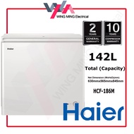 Haier 142L Chest Freezer Refrigerator 1 Door/Peti Beku 1 Pintu (HCF-186M) Peti Sejuk/Fridge/Peti Ais/冰箱冰柜
