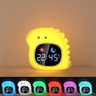 Childrens Alarm Clock with Night Light Educational Day/Night Childrens Alarm Clock 6 White Noise Lig