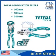 TOTAL Combination Pliers 6" 7" 8" THT210606 THT210706 THT210806
