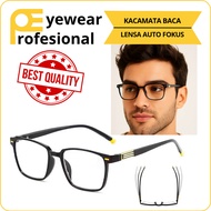 Unisex Auto Focus Reading Glasses - Smart Lenses, Can Request Change Blueray & Photochromic Lenses, 