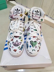 Adidas Forum Mid 塗鴉高筒運動鞋