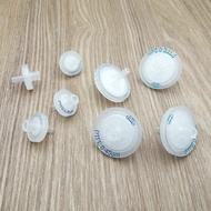 LY 10pcs/lot 13mm 25mm Disposable Micro sample Filter with 0.2/0.45um hydrophobic PTFE Membrane Lab 