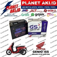 Aki Motor Honda Genio ISS GTZ7S Accu Kering MF