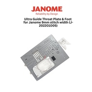 Janome Ultra Guide Throat Plate &amp; Foot for 9mm stitch width - Original (J-202201005)