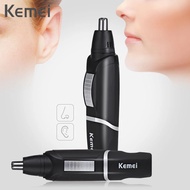 Kemei KM-511 Electric Nose Trimmer For Men Beauty AA Battery Ear Hair Clipper Removal Black Cutting 