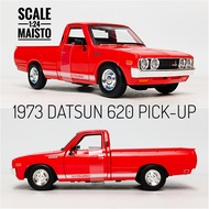 โมเดลรถเหล็ก​ดัสสัน 1973 DATSUN 620 PICK-UP สเกล 1:24  โมเดลรถเรโทร