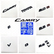 Black CAMRY TOYOTA TOYOTA Tail Mark Car Mark Letter Nameplate Rear Mark Word Mark Tail Mark 2.5 2.0g