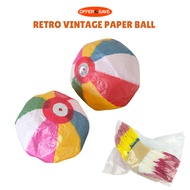 Old School Paper Ball Traditional Ball Game Childhood Game