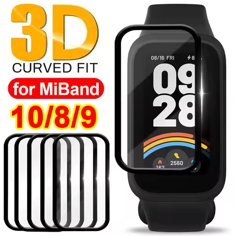 10/5/3/1PCS Soft Screen Protectors Smartwatch Films for Xiaomi Mi Band 10 9 8 Pro Miband 9Active 9Pr