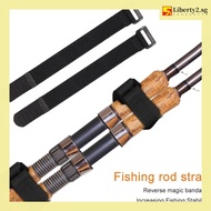 [Liberty2.sg] 20pcs Nylon Fishing Rod Loop Belts Fastening Strap Rope Holder Suspenders Hook