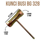 BG328 Pendek Kunci Busi Mesin Potong Rumput 2 Tak Brush Cutter BG328