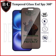 TEMPERED GLASS ANTI STATIC SPY 360 VIVO Y04 Y04S Y03 Y03T Y02 Y02S Y02T Y01 Y19 Y19S Y19S GT Y19S PR