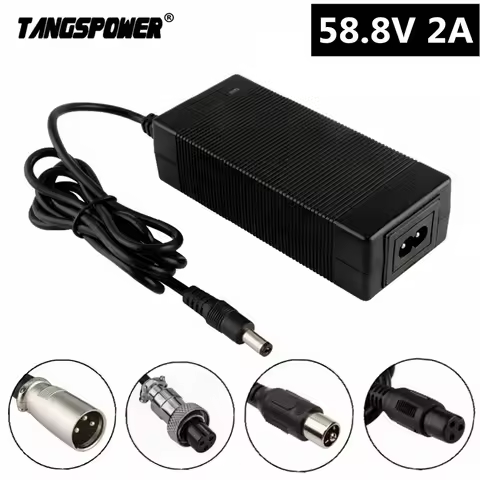 58.8V 2A Lithium Battery Charger For 14Series 52V Li-ion Battery Pack For Kugoo G1 Kugoo Kirin G3 Ch