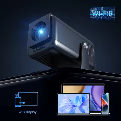 4K 1080P WUDUNG V1 Smart Projector Android13 500ANSI Media Center WiFi6 BT5.0 Amlogic 950S Quad Cort