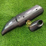 YAMAHA XMAX V1 V2 MUFFLER COVER CARBON EXHAUST COVER EXHAUST CAP EXHAUST SET CARBON PARTS XMAX250