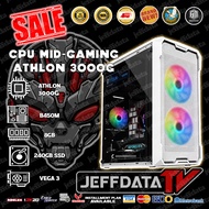 Mid Gaming CPU Athlon 3000g b450m 8gb ram 240gb ssd Vega 3