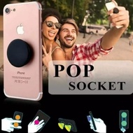 Creative Case Pop Socket Polos Pop Clip Warna Standing HP Popsockets