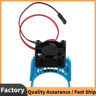 For  A959-B 144001 124019 RC Car Aluminum Alloy Motor Heatsink Cover with Cooling Fan for 540 550 36
