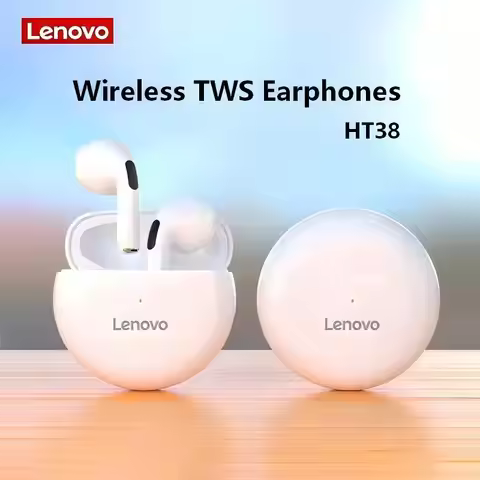 Lenovo HT38 Wireless TWS Bluetooth V5.1 Earphones Mini Earbuds HIFI Sound for Gaming Sports Earbuds 