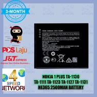 Nokia 1 Plus HE365 TA- 1130 1111 1123 1127 1131 2500mAh Battery Nokia1Plus Nokia1+ Nokia 1+