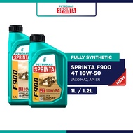 PETRONAS Sprinta F900 4T 10W50 Fully Synthetic Engine Oil (1L/1.2L)