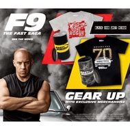 GSC OFFICIAL MERCHANDISE - FAST AND FURIOUS 9 T-SHIRT WITH METAL COIN BANK