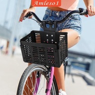 [Amleso1] Bike Basket ,Storage Basket,Shopping Holder,Lightweight Cargo Rack,Folding