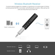 Wireless Bluetooth AUX Audio Stereo Music Home Car Receiver 3.5mm Adapter Mic