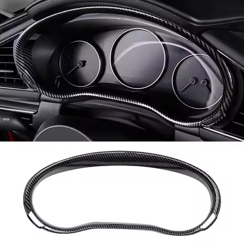 Car Accessories Trim Carbon Fiber Style Dash Board Cover For Mazda CX30 CX-30 2020 2021 2022 Mazda 3