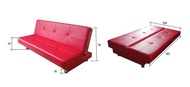 Promo Sale! Sofa Bed Vendita Sofabed Minimalis Super Eco Oscar Kulit