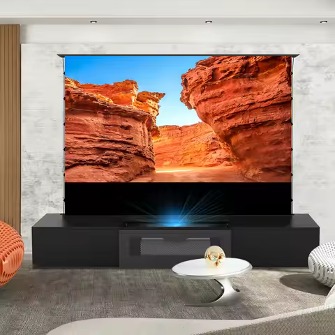 Fresnel ALR Motorized Projection Smart UST Laser Projector Cabinet Living Room Integrated UST Projec
