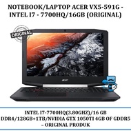 Notebook/Laptop Acer VX5-591G - Intel i7 - 7700HQ/16GB (Original)