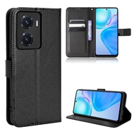 For Vivo Y77 Y 77 VivoY77 5G Case Flip Cover PU Leather Wallet Card Slot Stand Phone Case