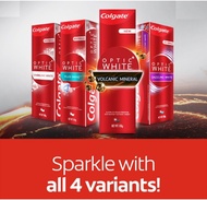 Colgate Optic White Volcanic Mineral / Plus Shine / Sparking / Dazzling  / White Tooth Paste 100g