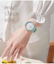 Snoopy trẻ em Đồng hồ học sinh đồng hồ thạch anh dây đeo sillicon bề mặt Gradient Đồng hồ nữ ấm