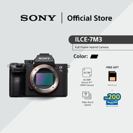 Sony Alpha 7 III with 35mm full-frame image sensor (Body Only) | ILCE-7M3 | Free Gift [64GB SD Card+