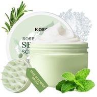 Biotin Scalp Scrub & Detox Exfoliator with Rosemary & Mint - Dandruff & Dry Scalp Treatment to Remov