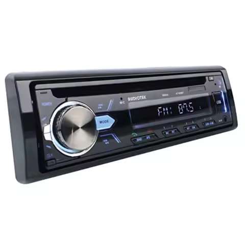 New AT-990BT CD/ MP3 Car Audio Receiver Works with USB, SD, Bluetooth, Compatible with MP3/WMA/CD-R/