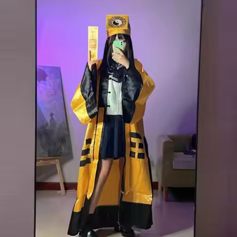 Taoist Priest Robe Bagua Costume Full Set Halloween Cosplay Maoshan Breathable Tai Chi Bagua Clothin