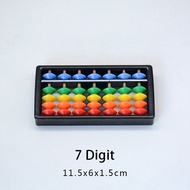7/9/11/13/15/17 Column Plastic Montessori Math Toy Arithmetic Digits Abacus Soroban Calculating Tool