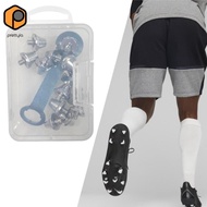 prettyia Soccer Cleats Football Boot Studs Pikes Firm Ground with M5 Key Replacement Studs Soccer Bo